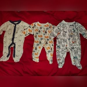 Infant footie pajamas 3mo/0-3mo